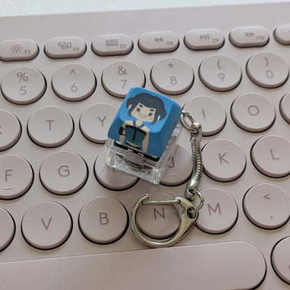 Z Girly Pop Hunters - Fidget Keycap Keychain