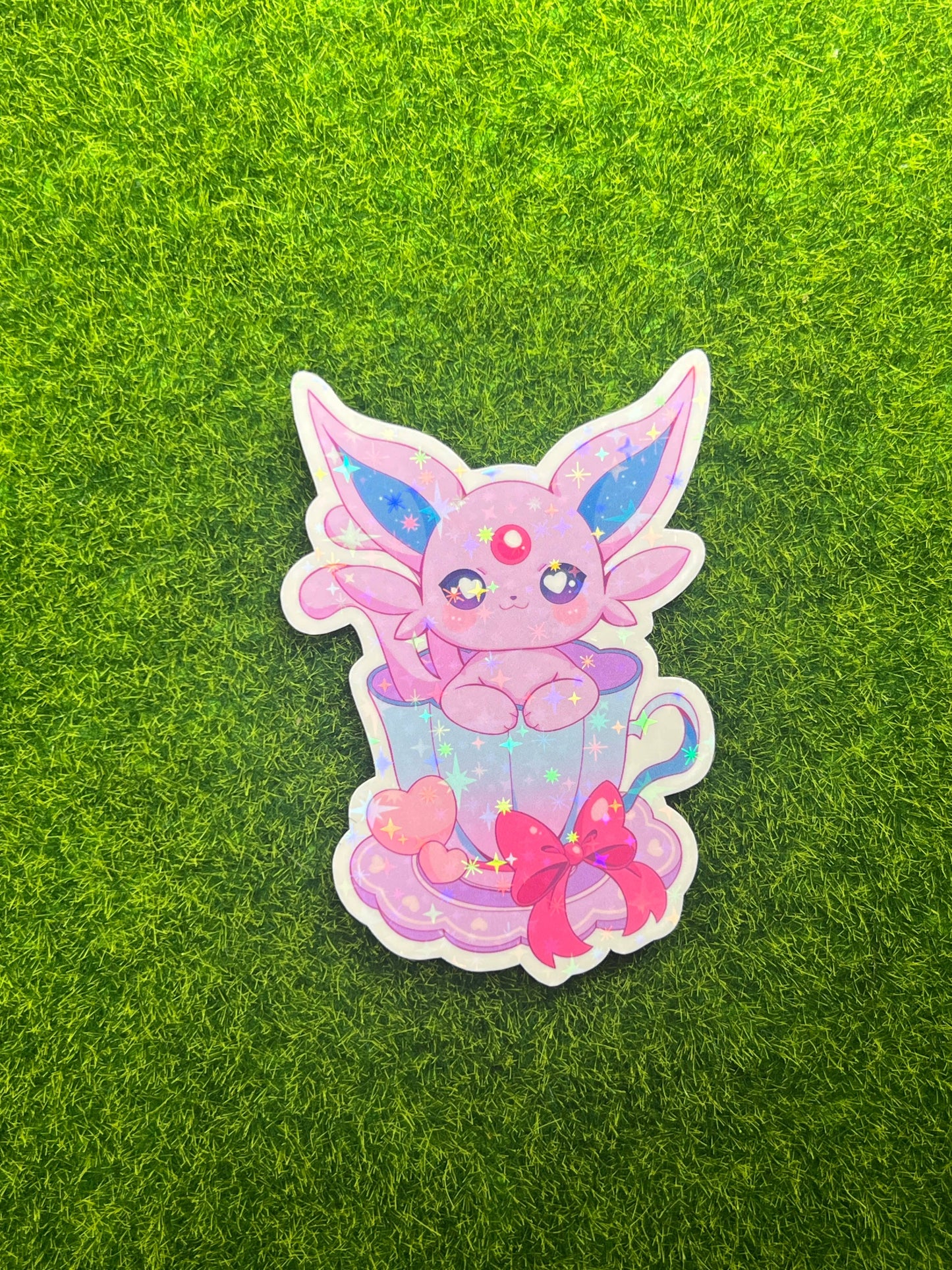 Evee Teacup Sticker Espeon