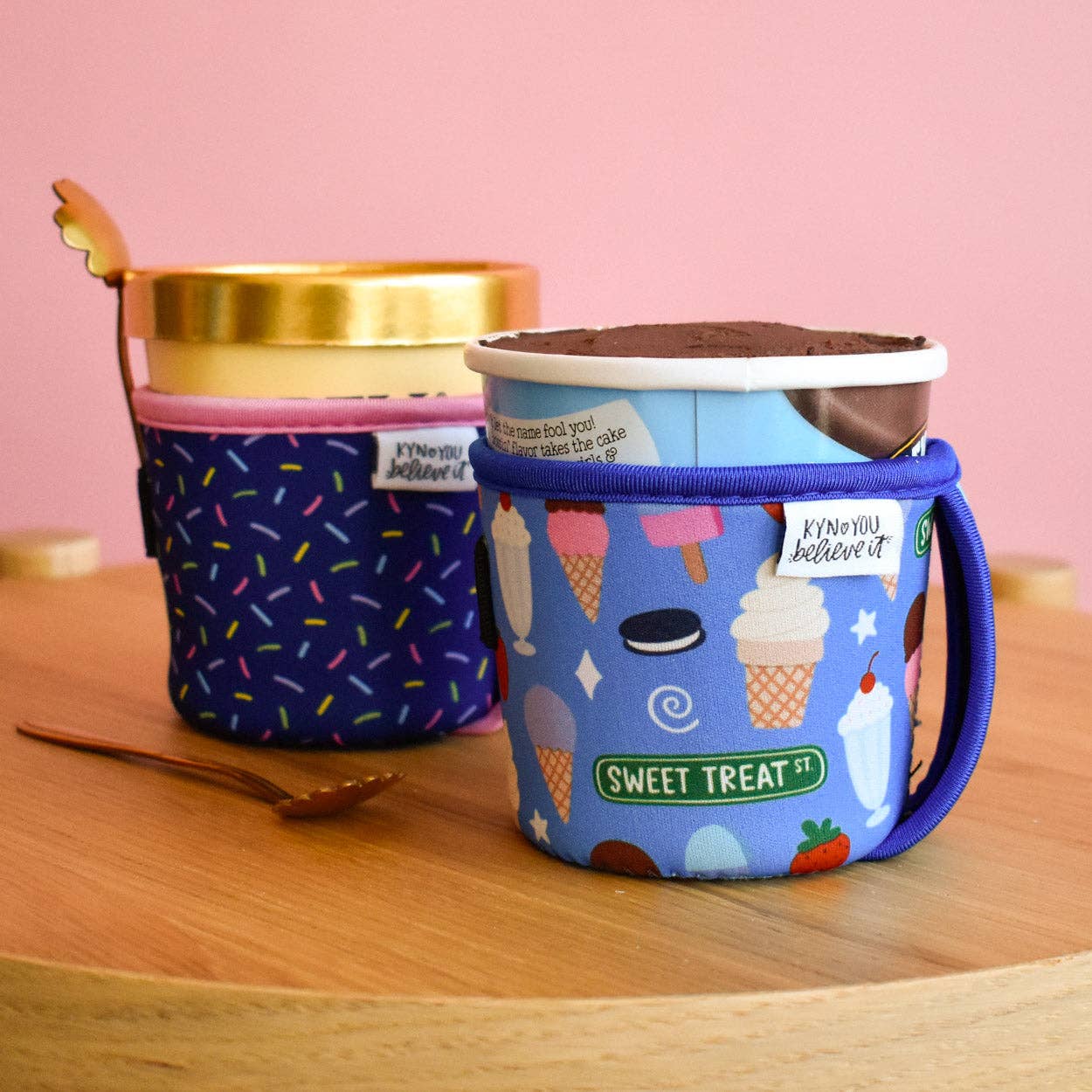 Sweet Treat Street Ice Cream Sleeve | Pint Cozy