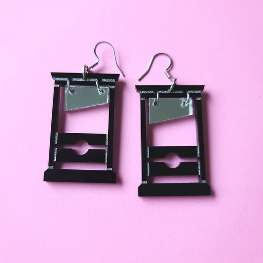 Guillotine - Earrings - Laser Cut