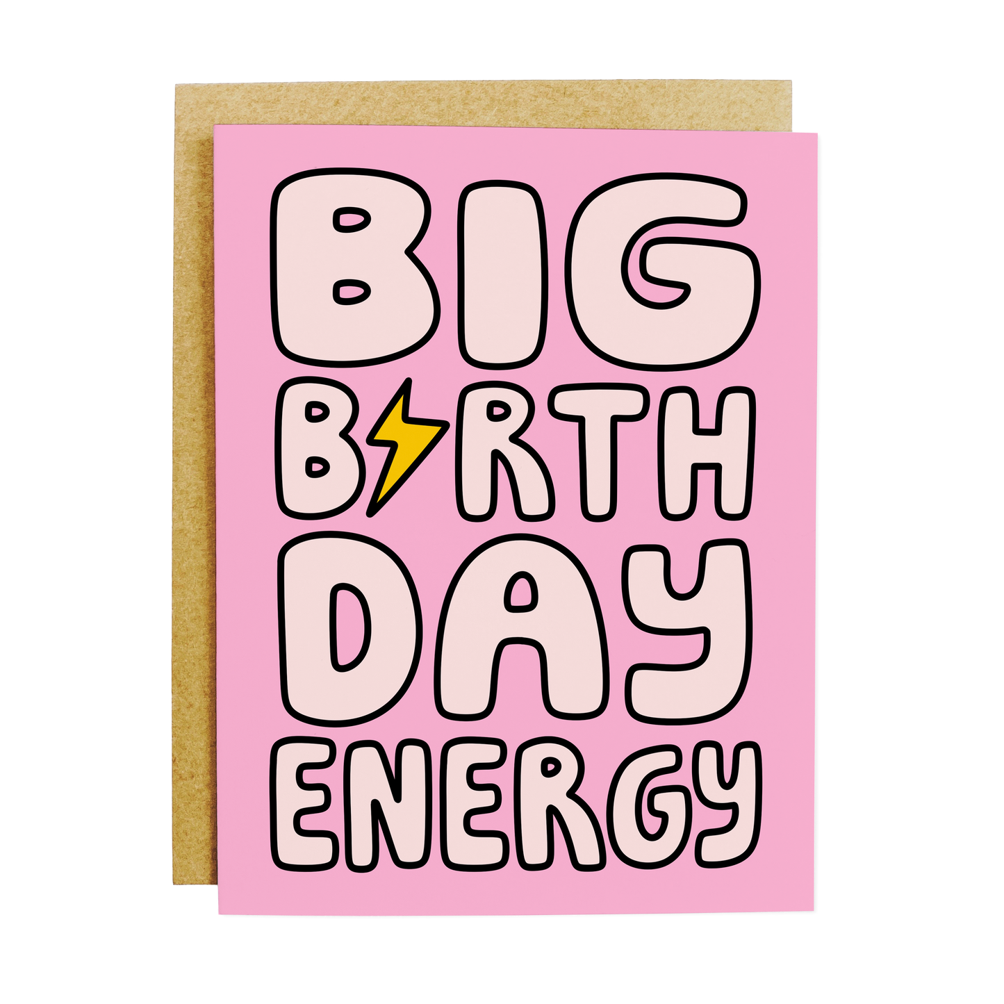 Big Birthday Energy Card