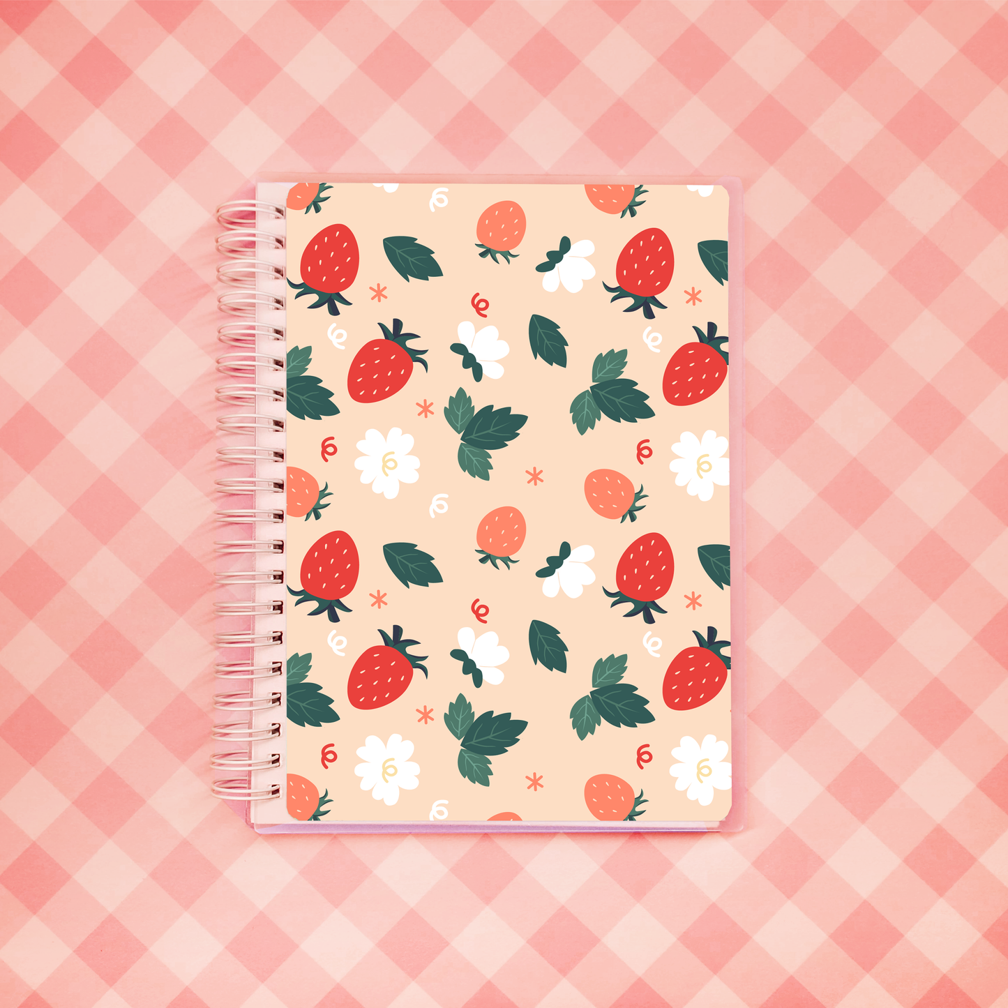 Strawberry Blossoms Reusable Sticker Book