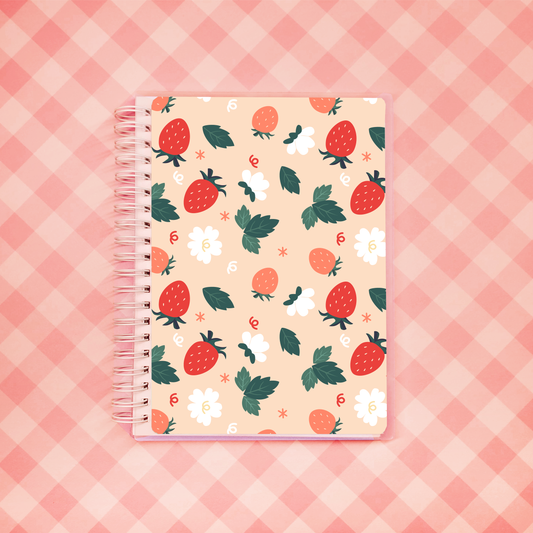Strawberry Blossoms Reusable Sticker Book