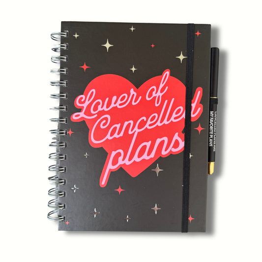Lover Of Cancelled Plans Journal (funny, gift, notebook)