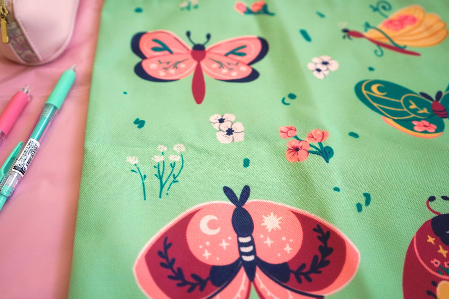 Moths & Wildflowers Tote Bag