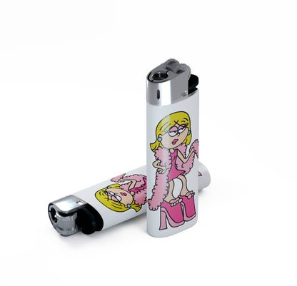 Lizzie McGuire Cartoon Pink Heels Lighter