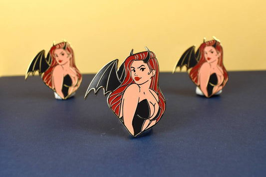Bratty Devil Enamel Pin