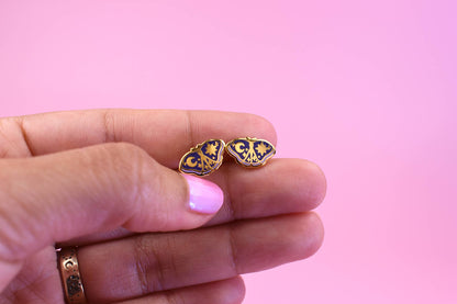 Whimsical Moths Earrings