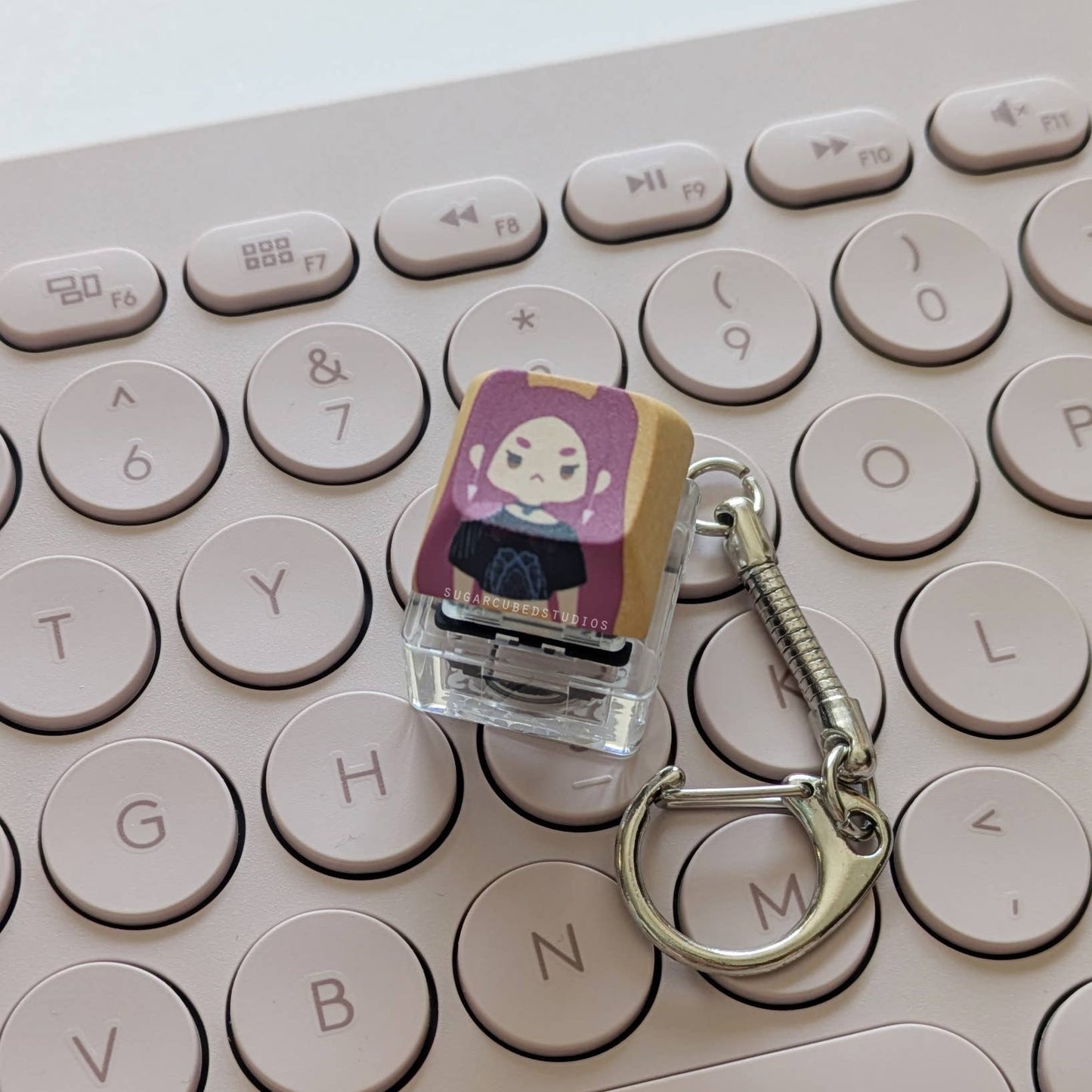 M Girly Pop Hunters - Fidget Keycap Keychain