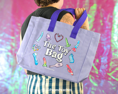 The Toy Bag Tote Bag With Laptop And Water Bottle Pocket
