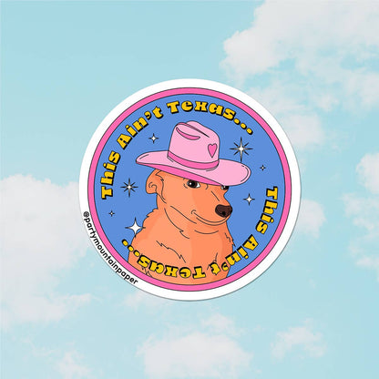 Texas Pup Sticker | Last Chance
