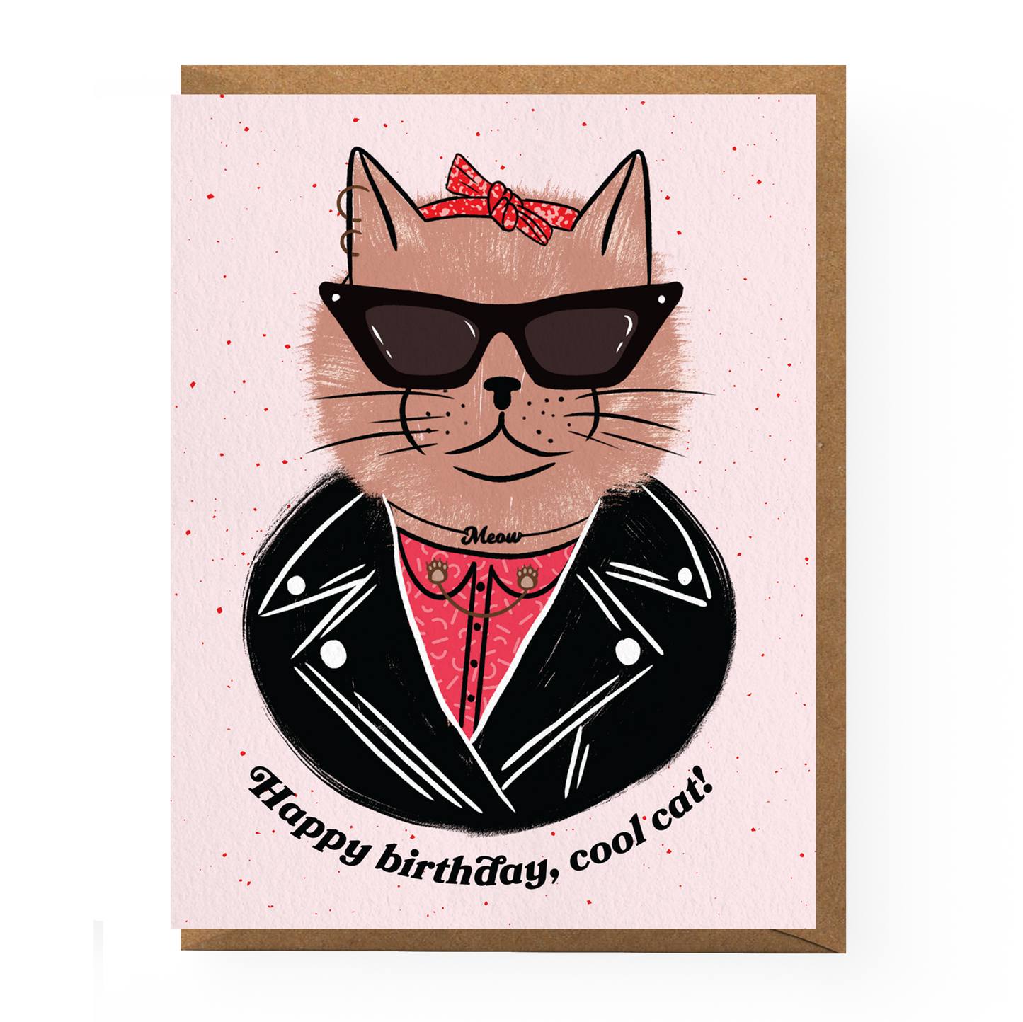 Cool Cat Birthday Card