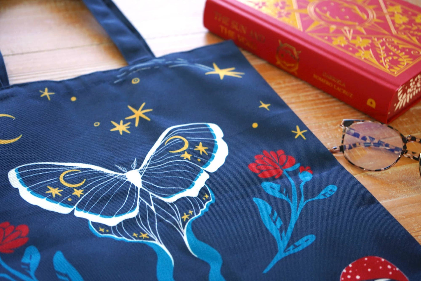 Believe in Magic Witchy Luna Moth Tote Bag