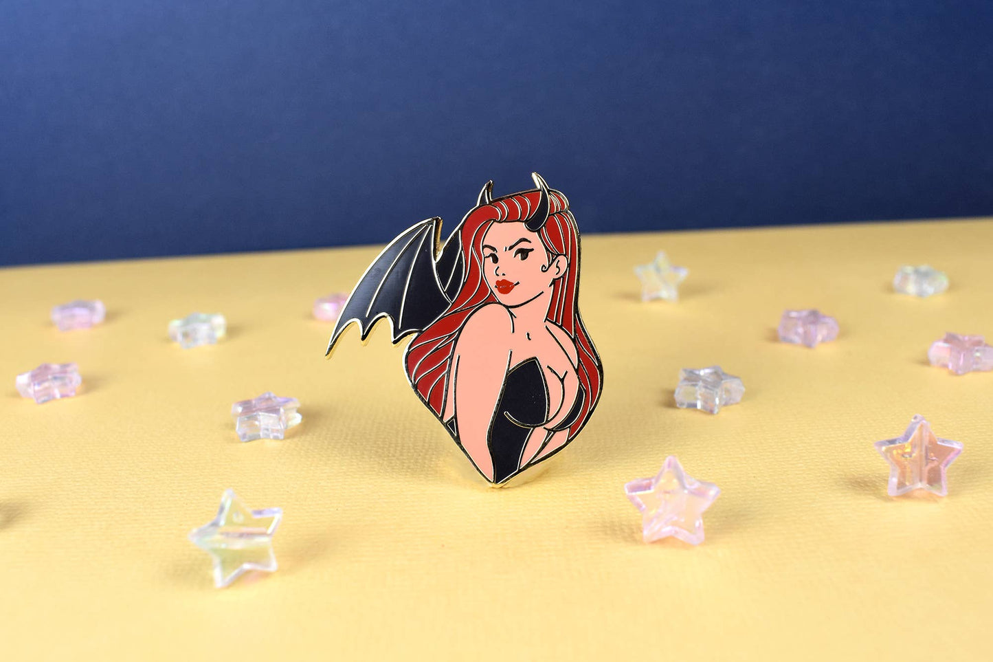 Bratty Devil Enamel Pin