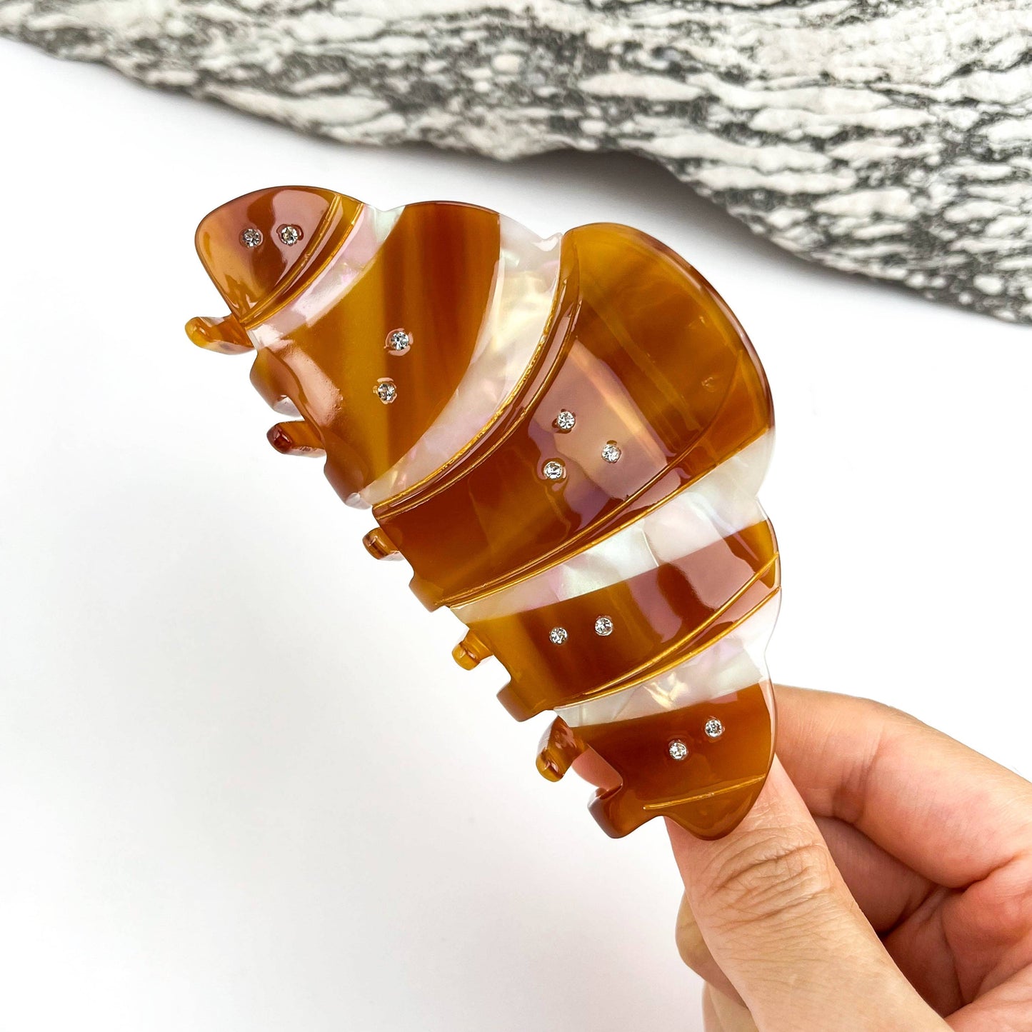 Crescent Moon Hair Claw Clip