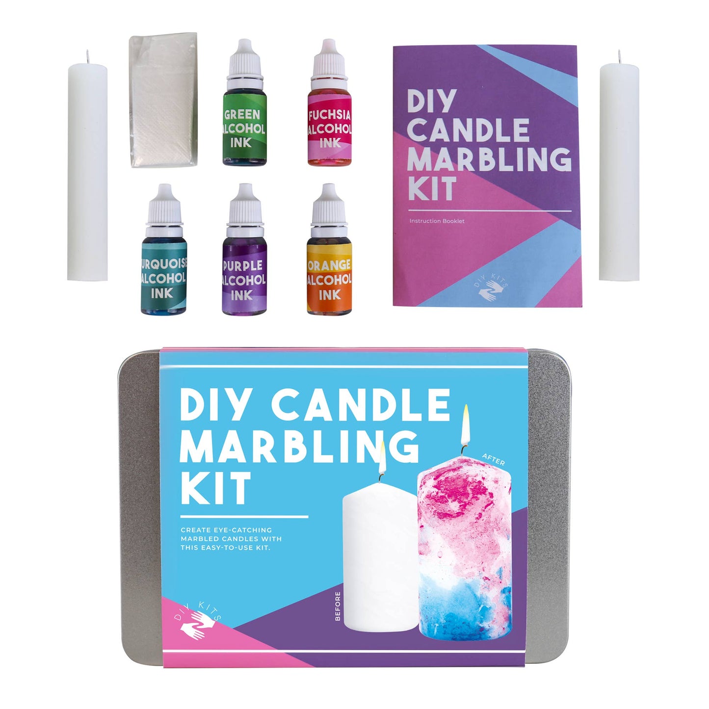 Candle Marbling DIY Kit