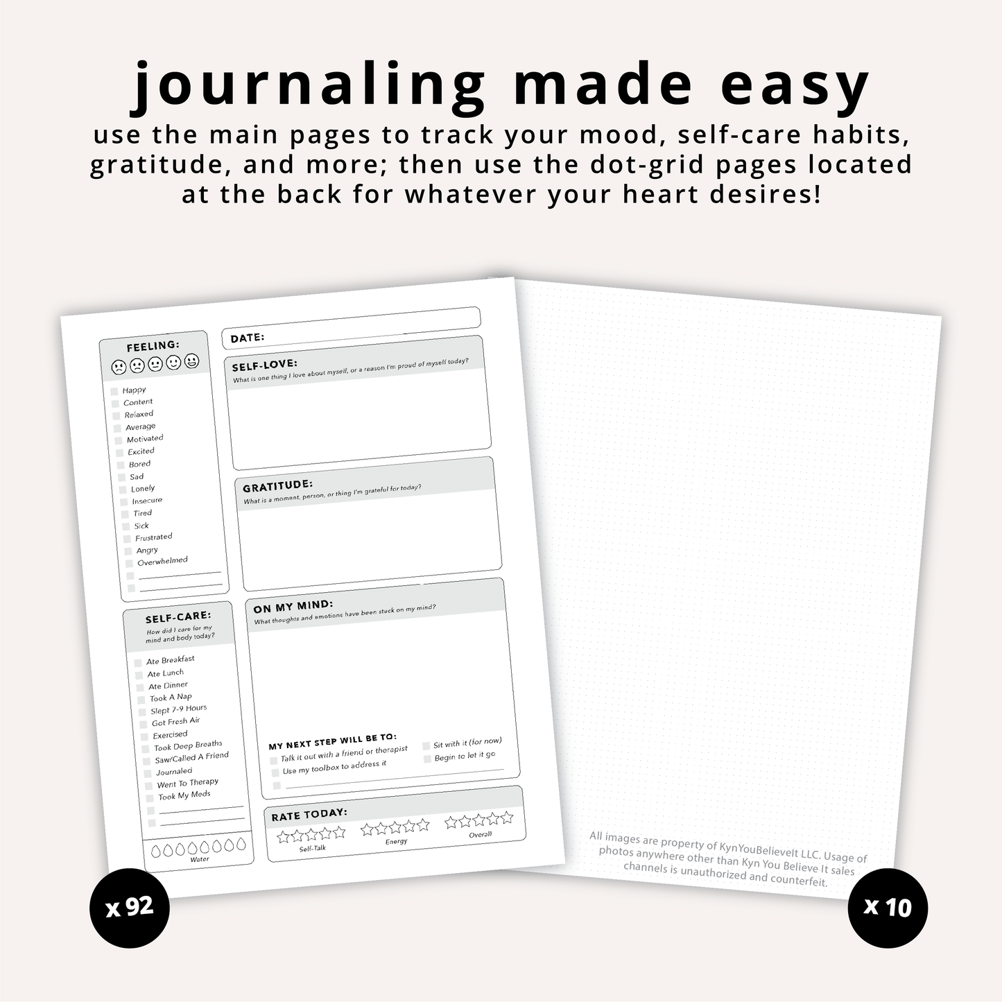 Silly Little Mental Health Journal