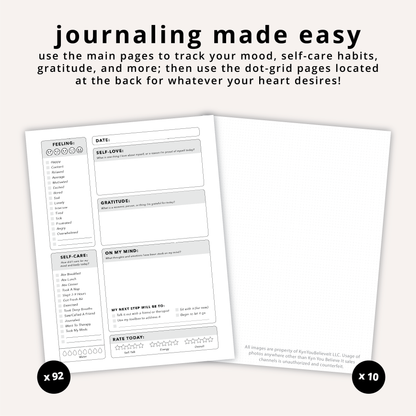 Silly Little Mental Health Journal