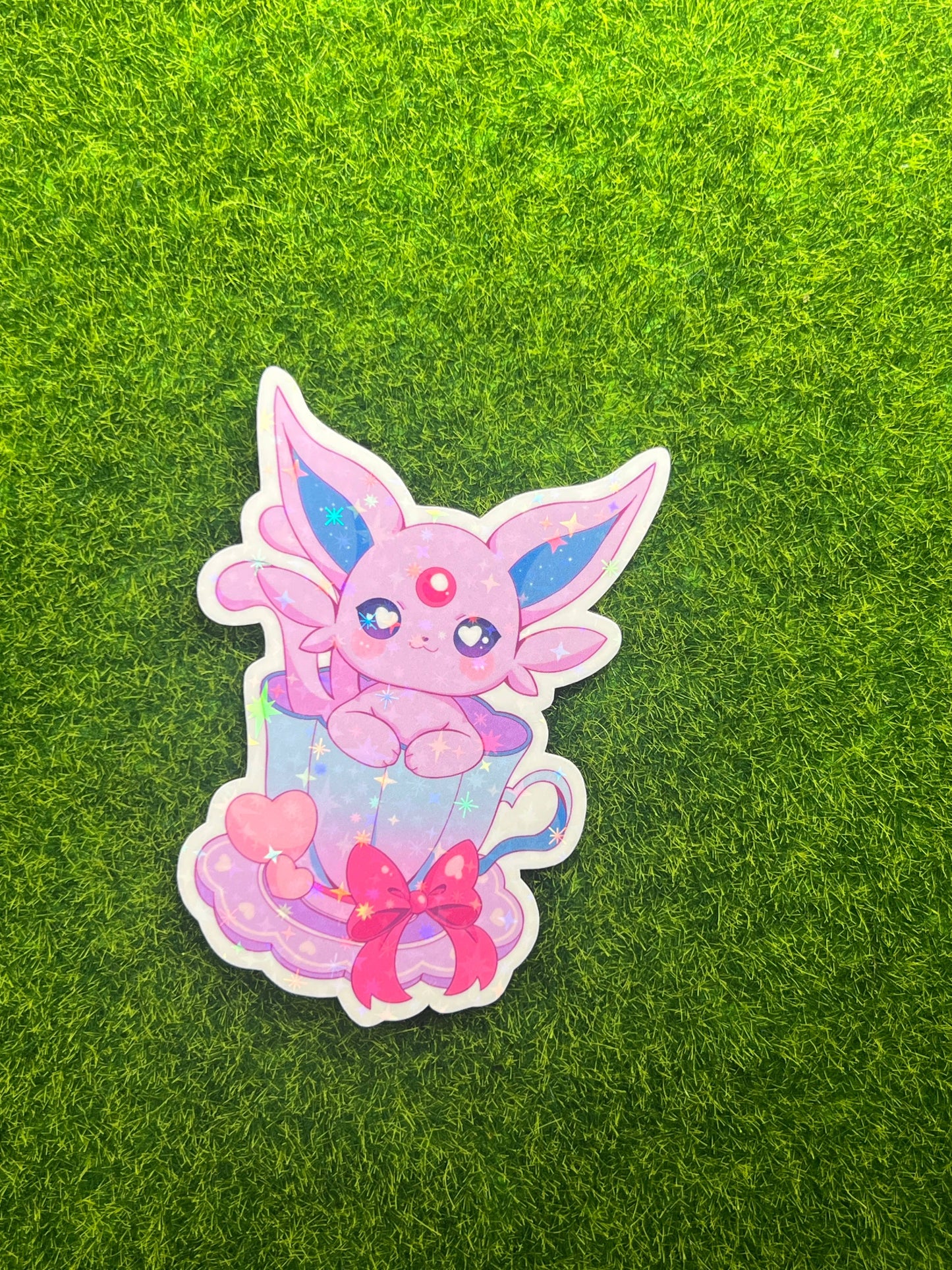 Evee Teacup Sticker Espeon