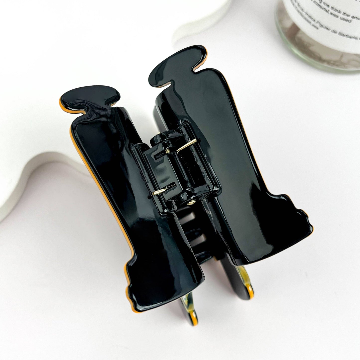 Creative Vintage Sewing Machine Acetate Hair Claw Clip