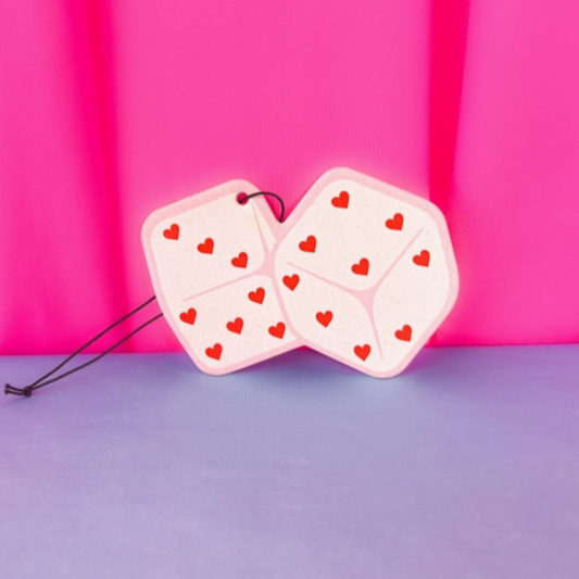 Heart Dice Air Freshener