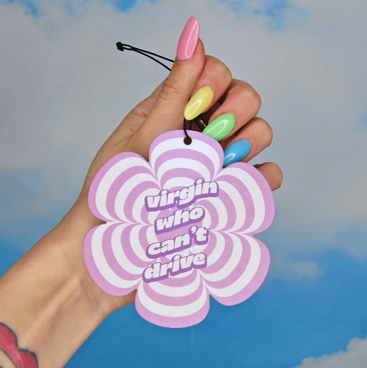 Virgin Who Can't Drive Air Freshener