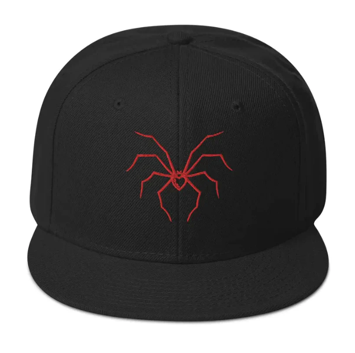 Heart Spider Snapback Hat