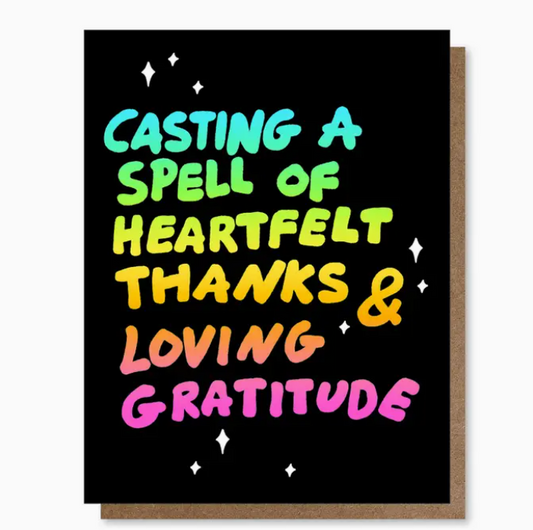 Casting A Spell (Thank You) Card