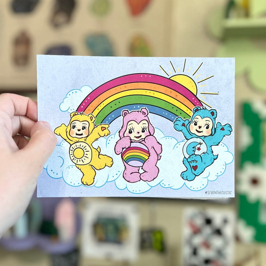 Kewpie Care Bear 7x5 Print