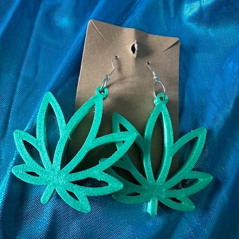 Weed 420 Earrings Feral AF