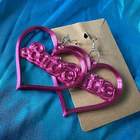 Barbie Heart Earrings