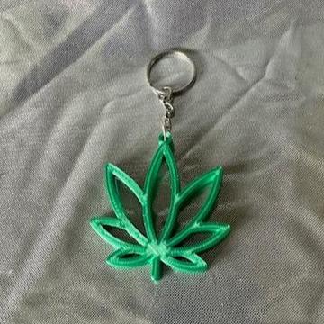 Weed 420 Keychain