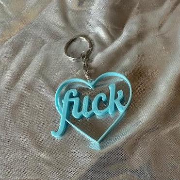 Fuck Heart Keychains