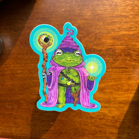 Old Wizard Sticker