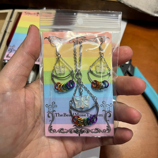 Fly Free Jewelry Set