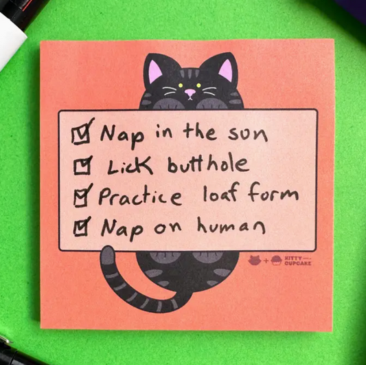 Black Cat Sticky Notes