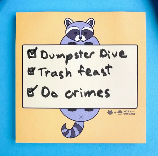 Raccoon Sticky Notes