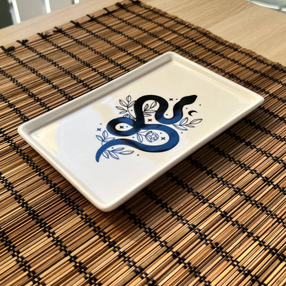 Ceramic tray "Snake"