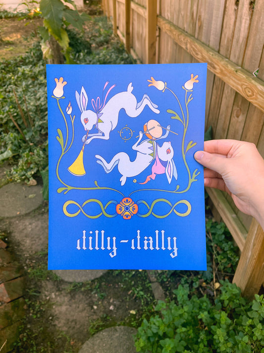 Dilly-Dally | 8.5x11 Illustration Art Print