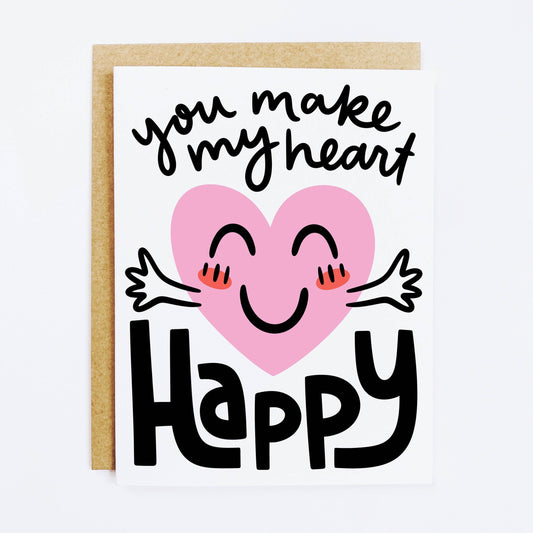 Heart Happy Card