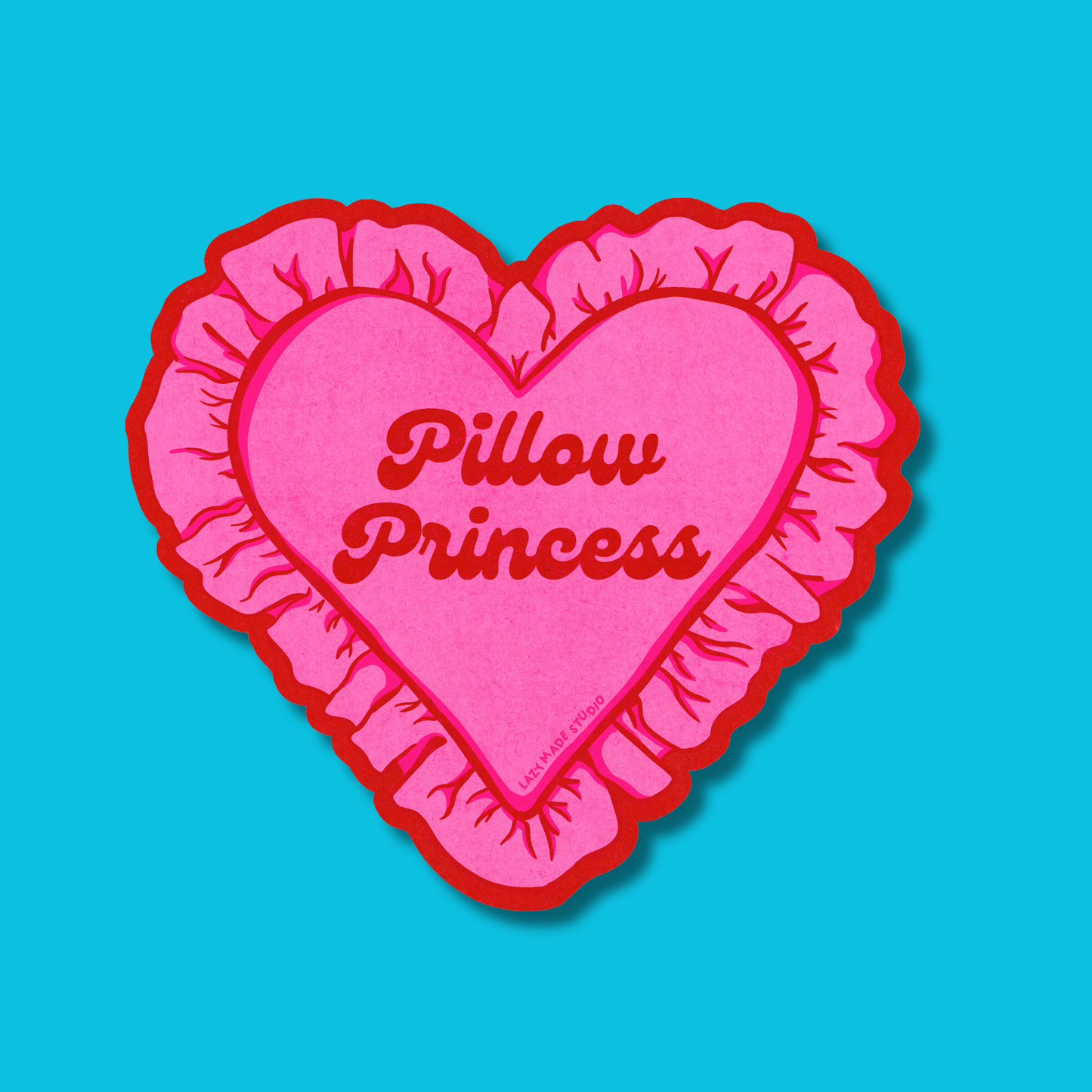 Pillow Princess Waterproof Sticker 