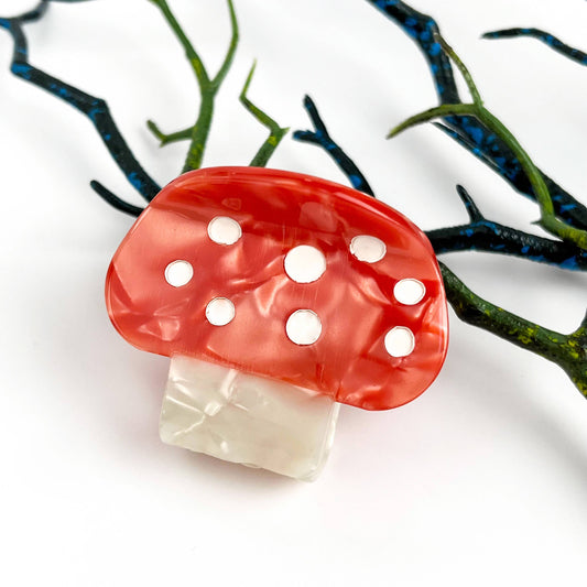 Mushroom Hair Claw Clip