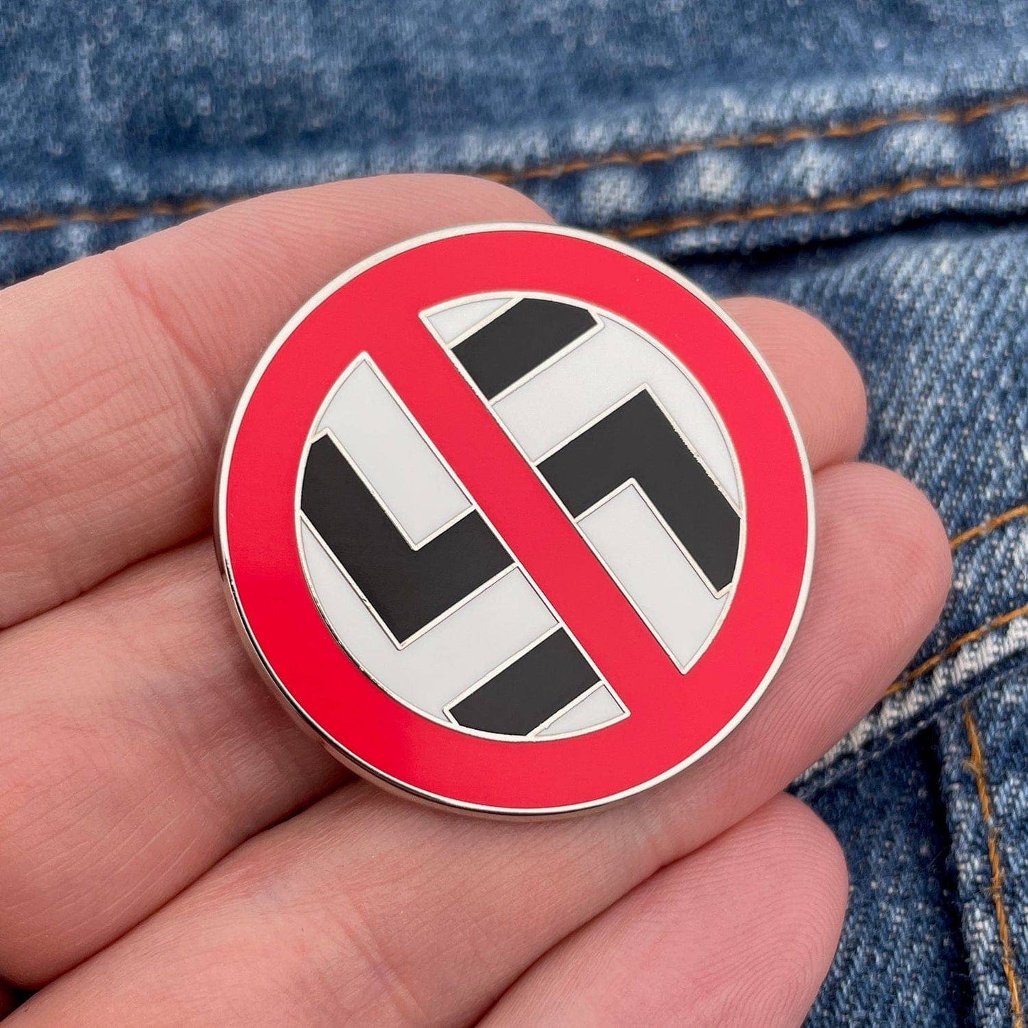 No Nazis Pin