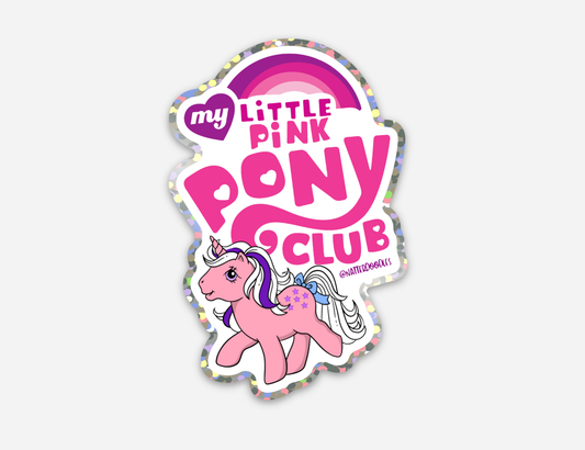 My Little Pink Pony Club Chappell Roan Queer Pop Sticker