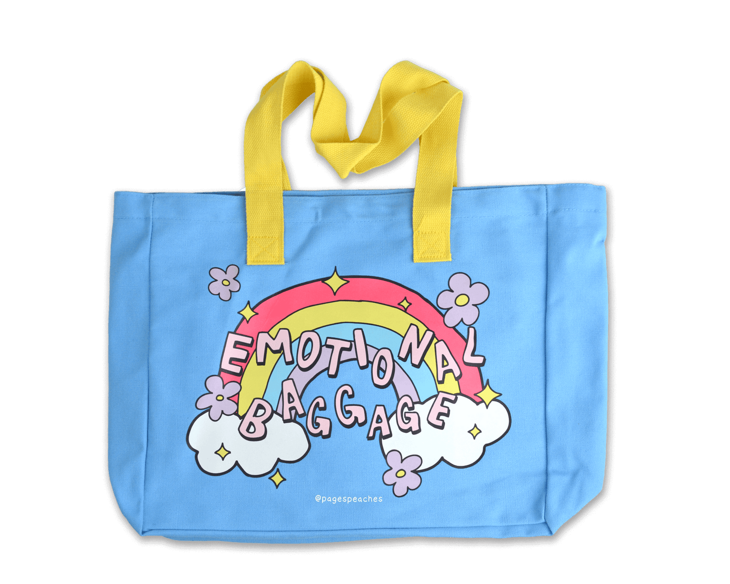 Emotional Baggage Tote Bag With Laptop And Bottle Pocket