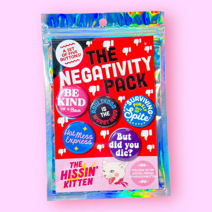 The Negativity Button Pack