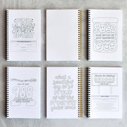 Don't Bottle Up Your Emotions Mental Health Journal