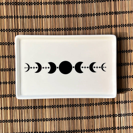 Ceramic tray "Moon Phases"