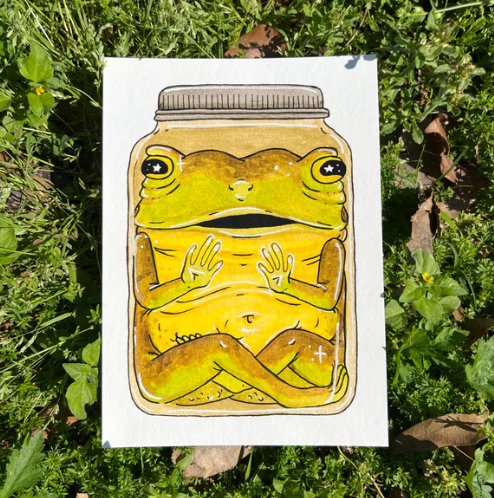 Bullfrog Art Print