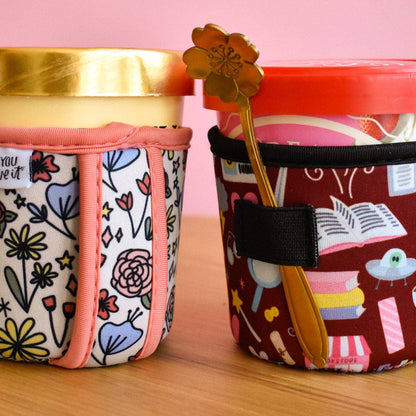 Whimsy Floral Ice Cream Sleeve | Pint Cozy